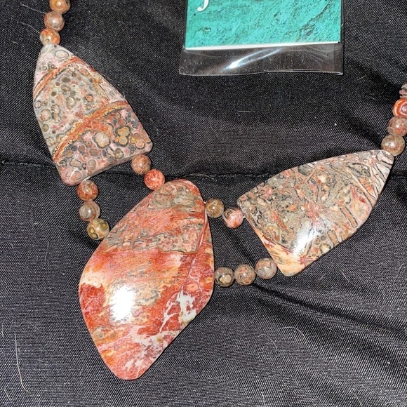 Multi-Color Volcanic Quartzite Necklace by Jay King - Picture 6 of 10